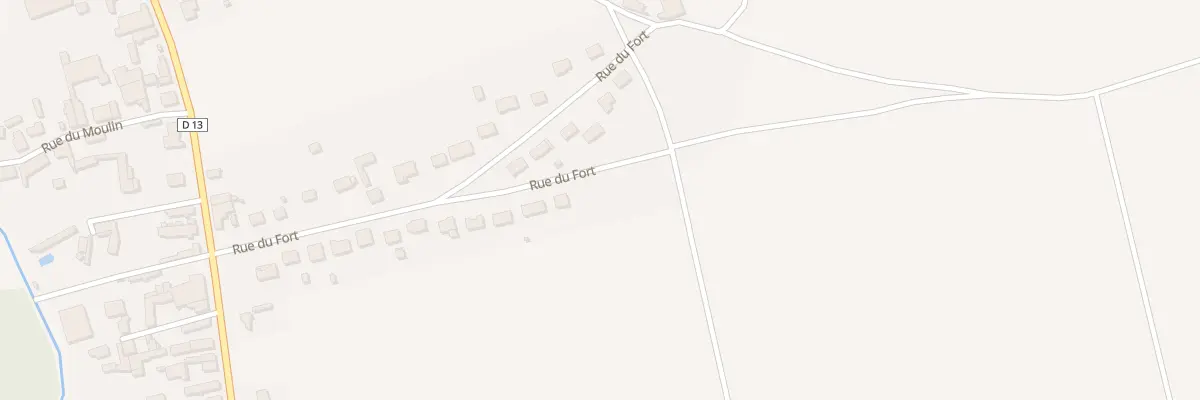 Plan du 24 Rue du Fort à Achery