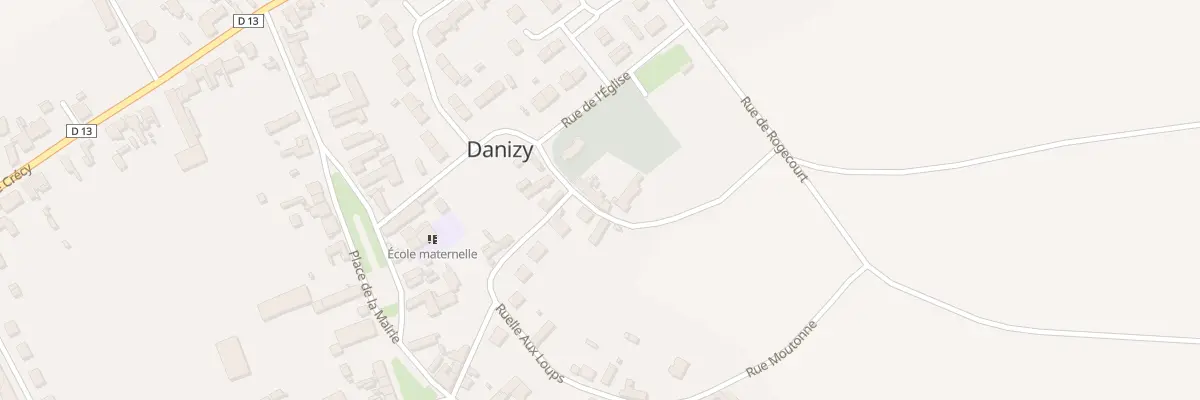 Plan du 5 Rue de l’Epinette à Danizy
