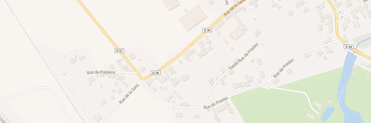 Plan du 32 Rue de la Gare à Mézières-sur-Oise
