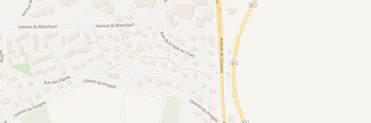 Plan du 21 Rue de la Haie au Cours à Château-Thierry