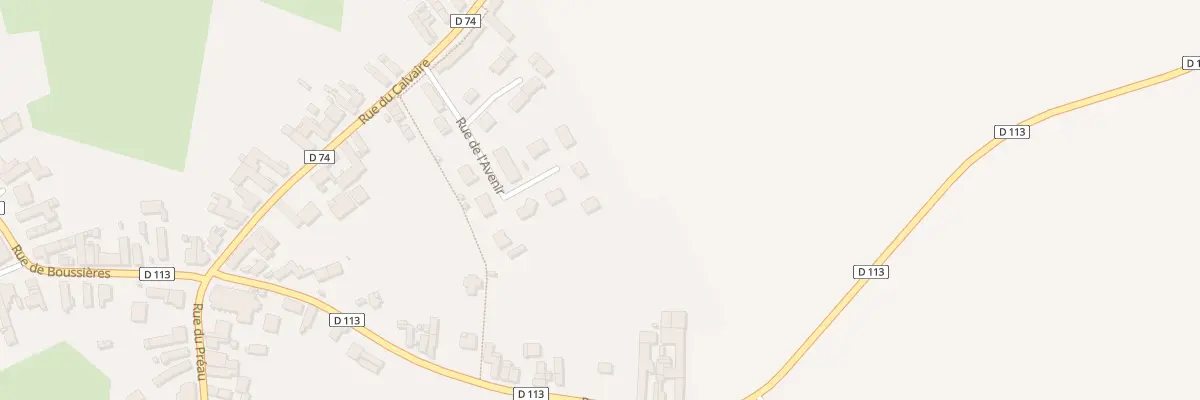 Plan du 18 Rue de l’Avenir à Bévillers