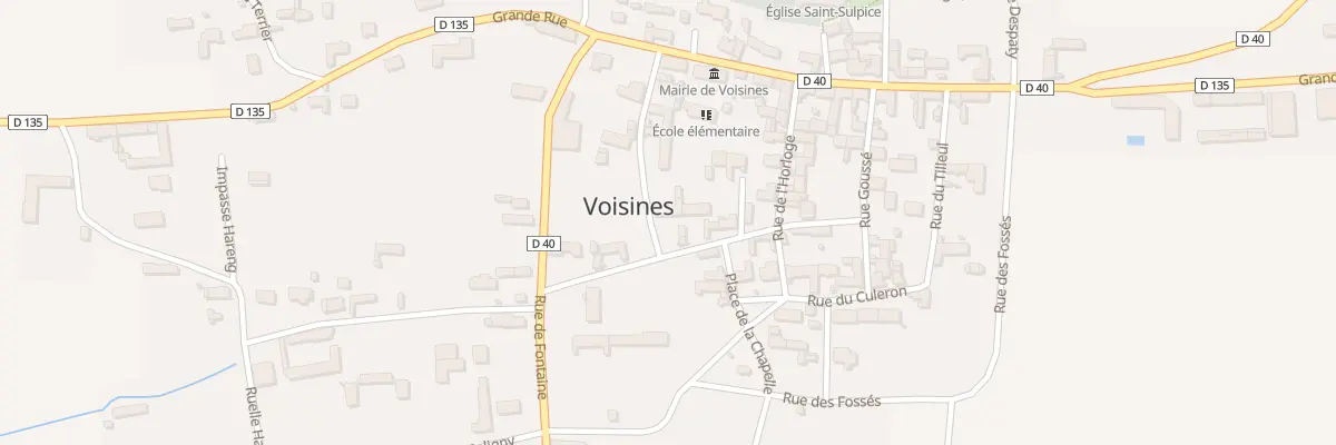 Plan du 7 Rue Chaillet à Voisines