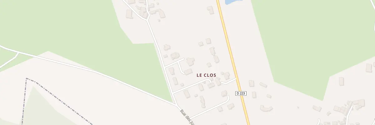Plan du 5272 Le Clos à Bulhon