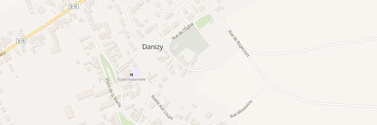 Plan du 7 Rue de l’Epinette à Danizy