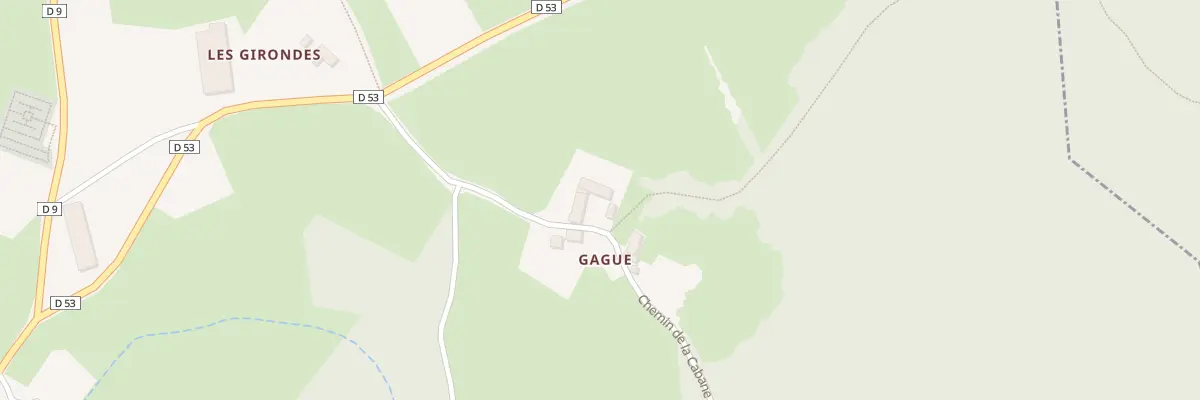 Plan du 5358 Gague à Isserteaux
