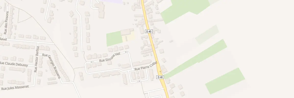 Plan du 54A Rue Gustave Delory à Wallers
