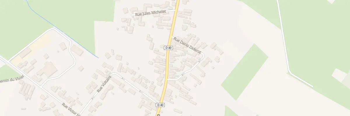 Plan du 92 Rue Jean Jaurès à Wallers