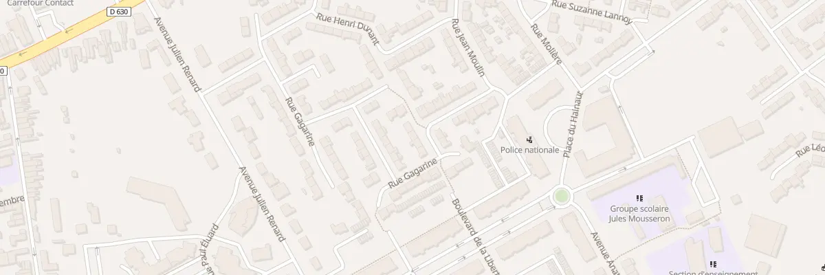 Plan du 68 Rue Gagarine à Douchy-les-Mines