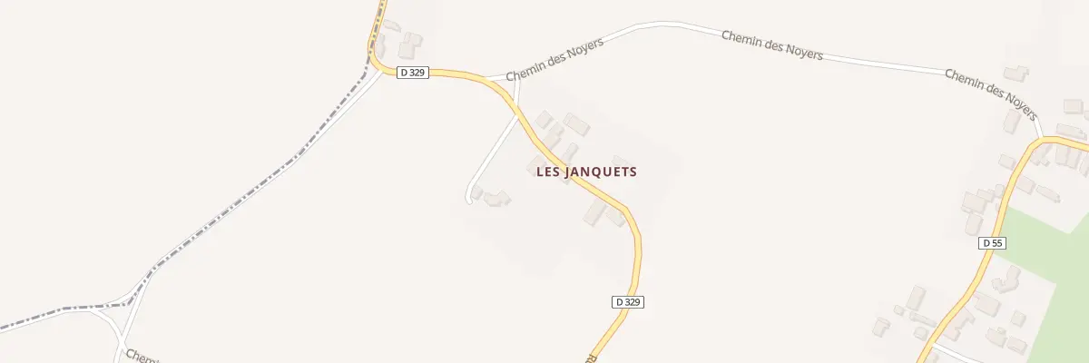 Plan du 5220 Les Janquets à Luzillat