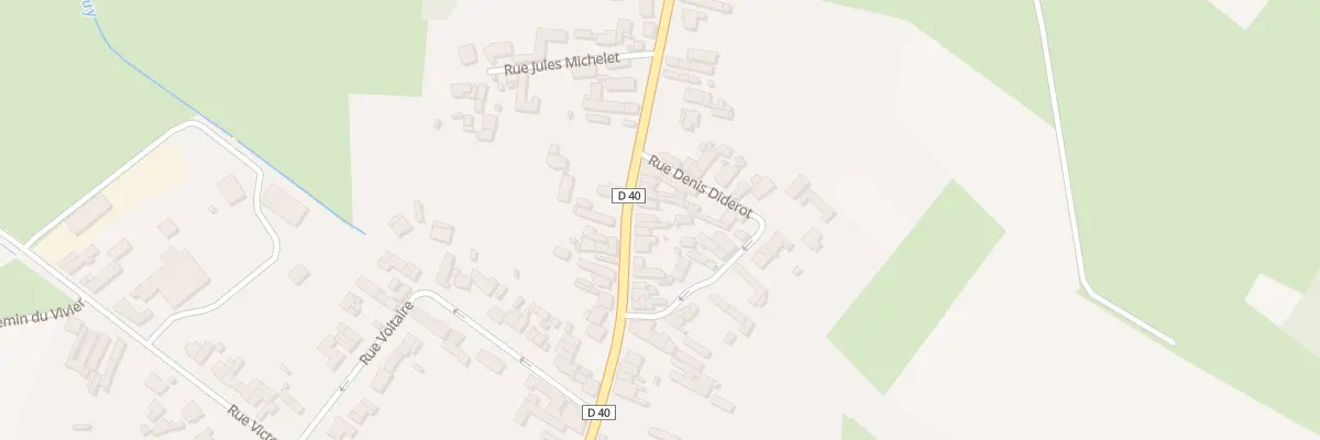 Plan du 96 Rue Jean Jaurès à Wallers