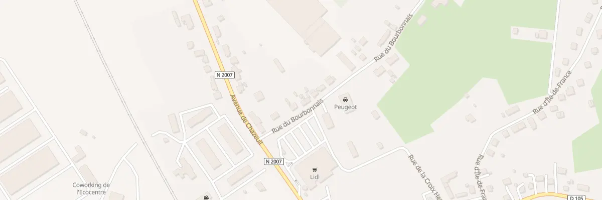 Plan du 10 Rue du Bourbonnais à Varennes-sur-Allier