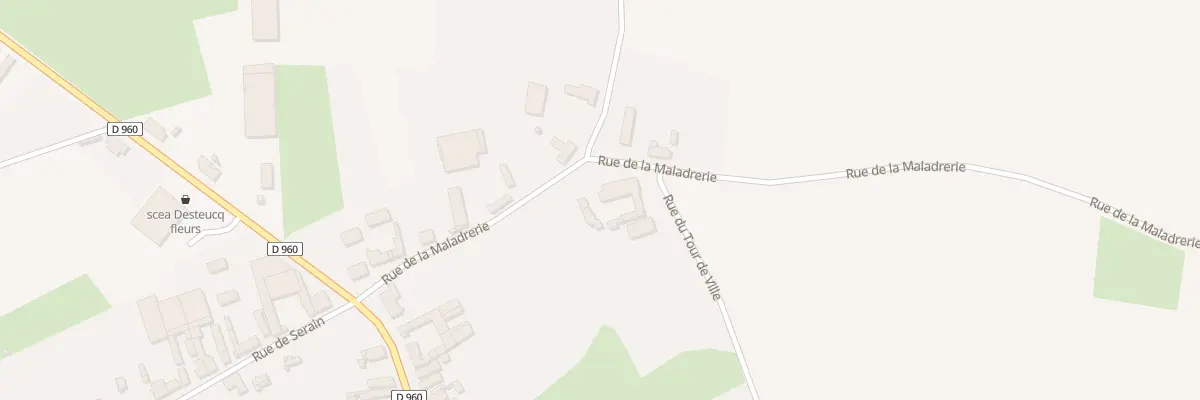 Plan du 6 Rue de la Maladrerie à Prémont