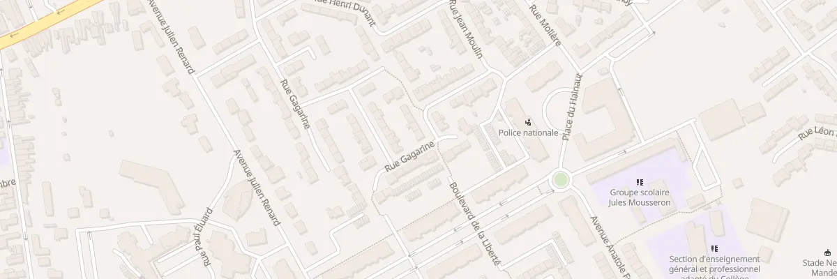 Plan du 64 Rue Gagarine à Douchy-les-Mines