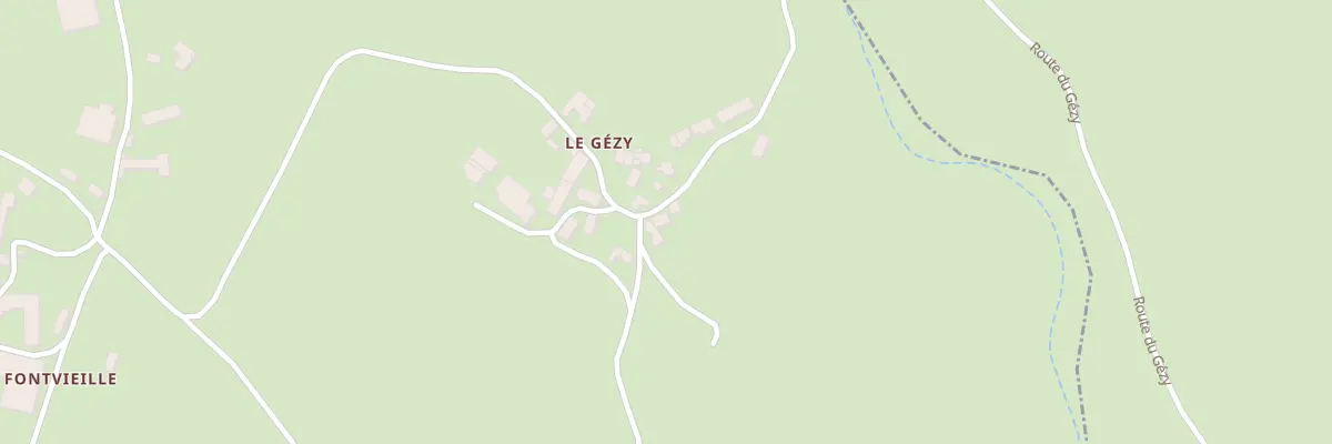 Plan du 5445 Le Gezy à Isserteaux