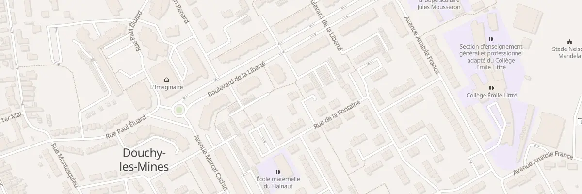 Plan du 48 Rue la Fontaine à Douchy-les-Mines