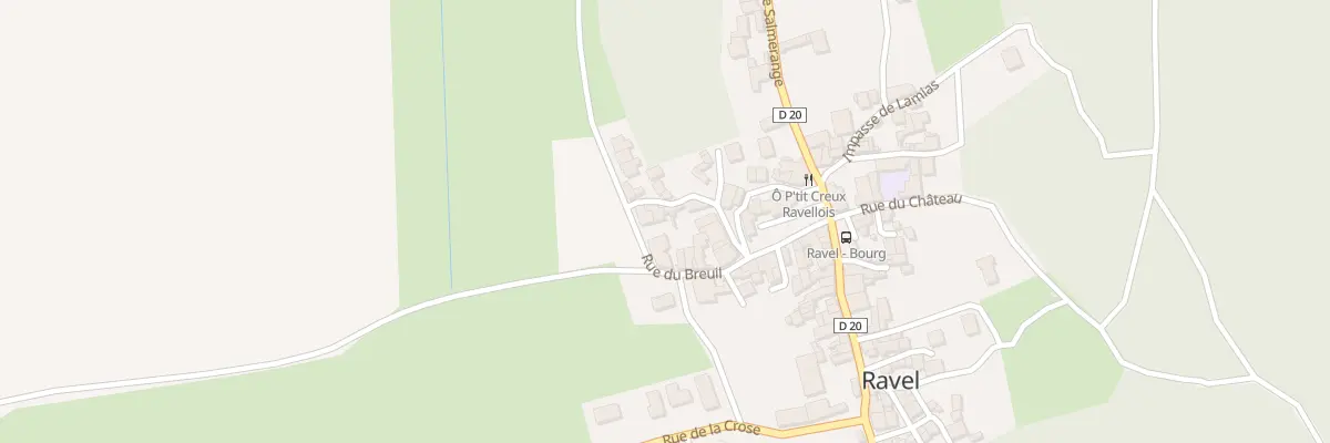 Plan du 5 Rue de la Prade à Ravel