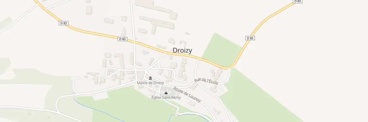 Plan du 12 Rte de Muret à Droizy