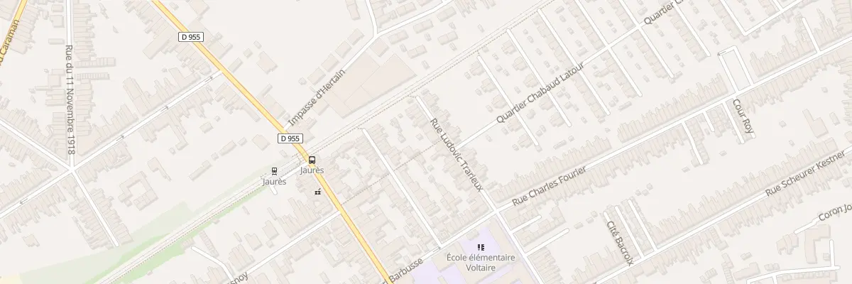 Plan du 125 Rue Ludovic Trarieux à Denain