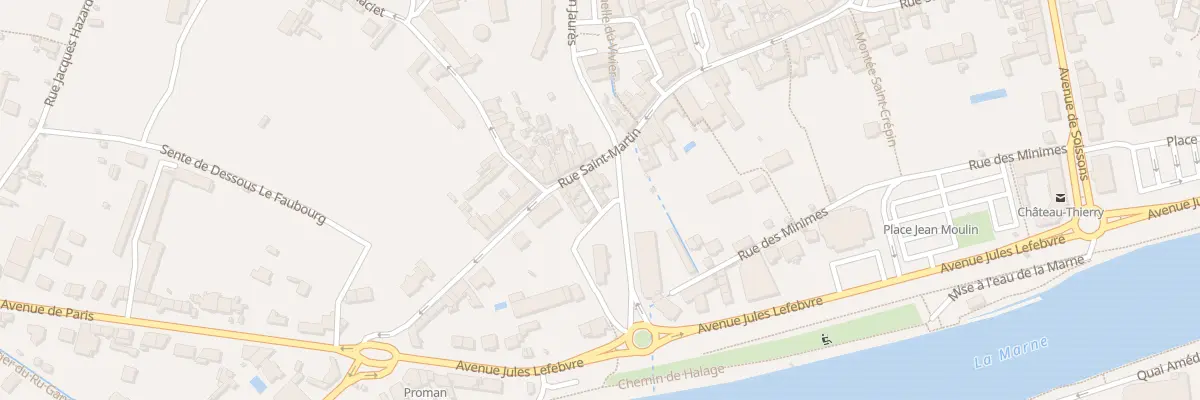 Plan du 8 Rle du Moulin du Roi à Château-Thierry