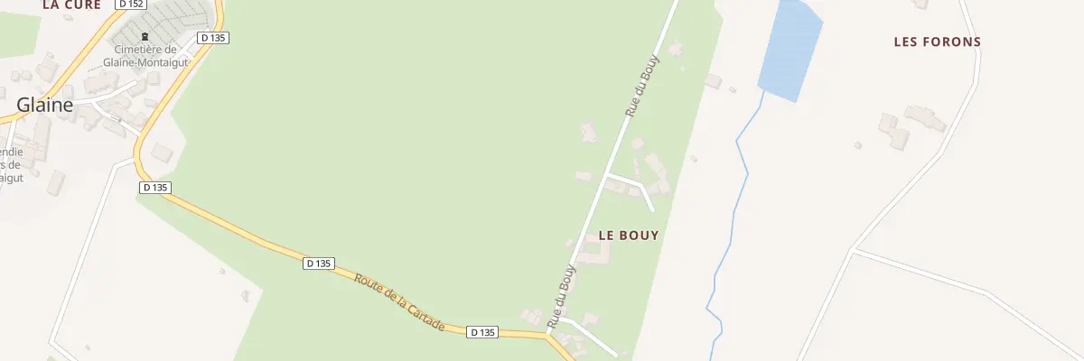 Plan du 153 Rue du Bouy Le Bouy à Glaine-Montaigut