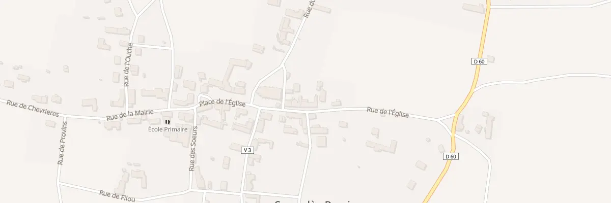Plan du 5 Rue de l’Eglise à Sancy-lès-Provins