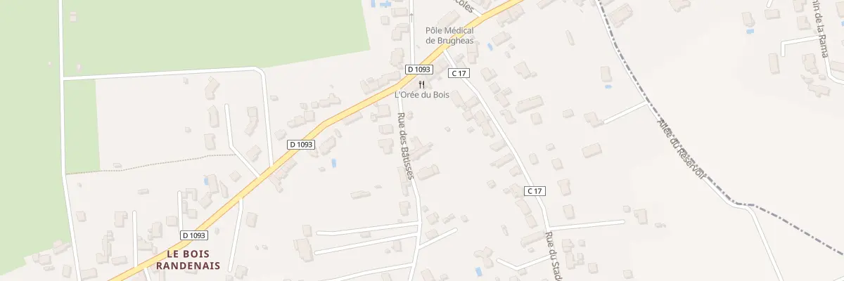 Plan du 6 Rue des Batisses à Brugheas