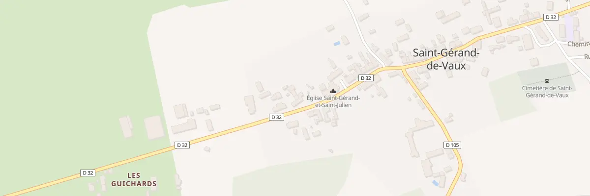 Plan du 5067 Le Bourg à Saint-Gérand-de-Vaux