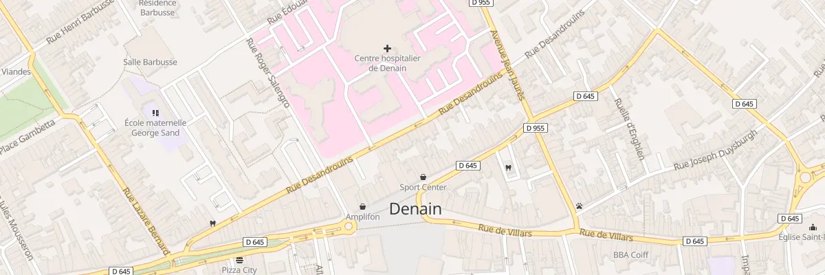 Plan du 302 Rue Désandrouins à Denain
