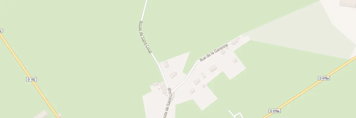 Plan du 9 Rte de St Loup à Saint-Germain-Chassenay