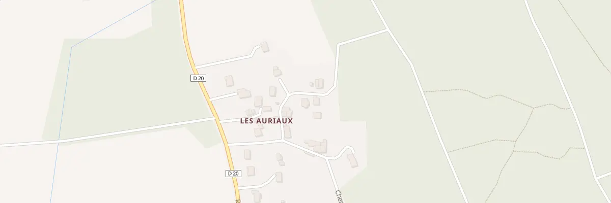 Plan du 18 Les Auriaux à Ravel