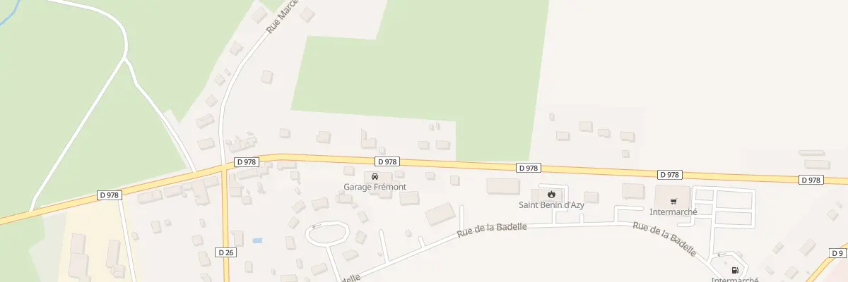 Plan du 19 Rue Francois Mitterrand à Saint-Benin-d’Azy