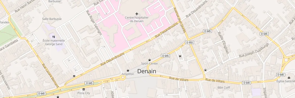 Plan du 300 Rue Désandrouins à Denain