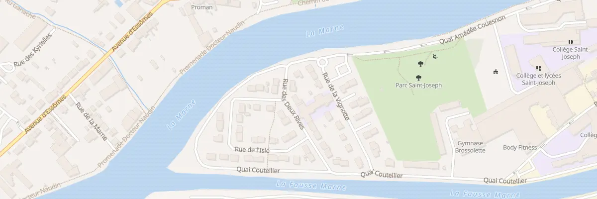 Plan du 6 Rue des Deux Rives à Château-Thierry