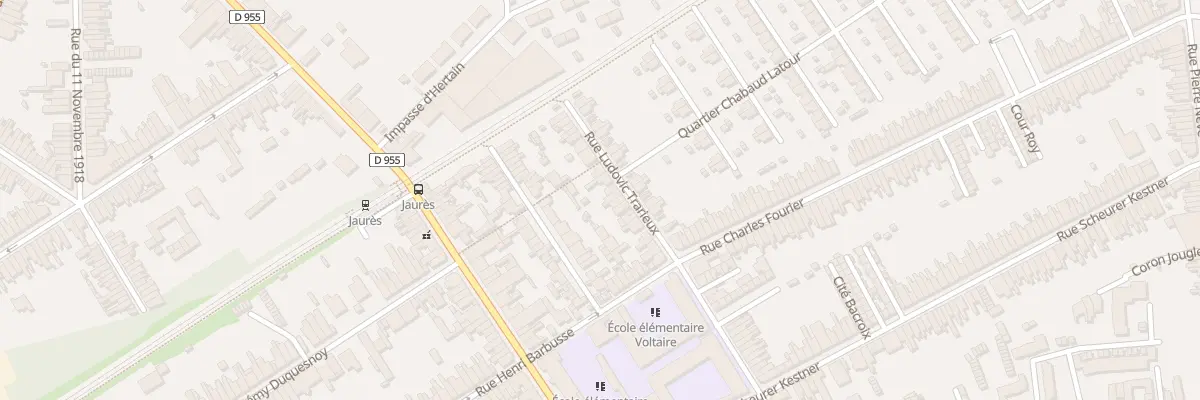 Plan du 119B Rue Ludovic Trarieux à Denain