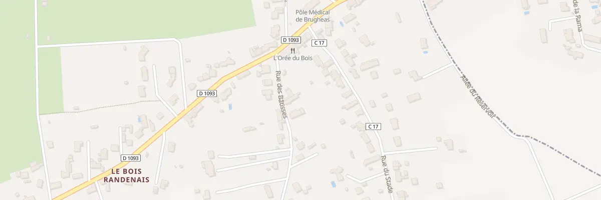 Plan du 8 Rue des Batisses à Brugheas