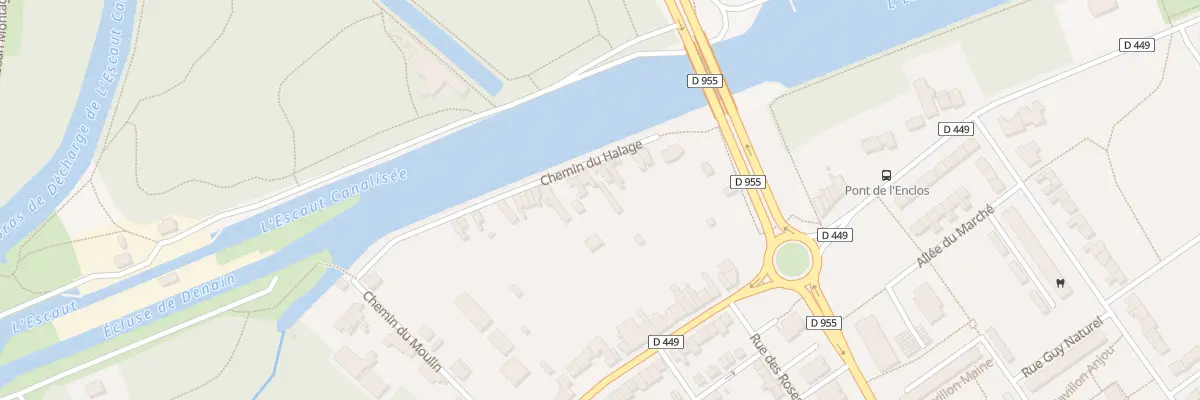 Plan du 15B Che du Halage à Denain