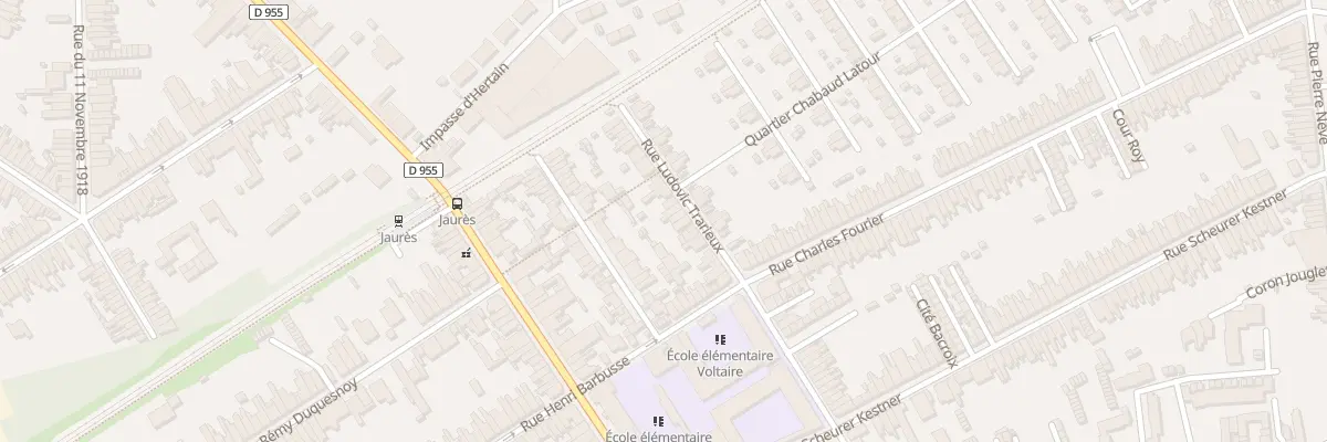 Plan du 119 Rue Ludovic Trarieux à Denain