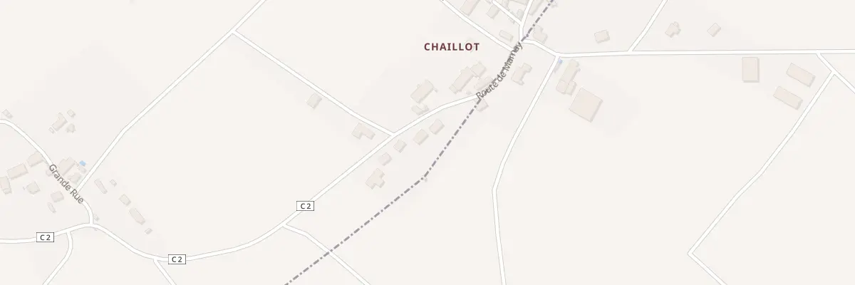 Plan du 5000 Rte de Marnay (Ham Chaillot) à Égleny