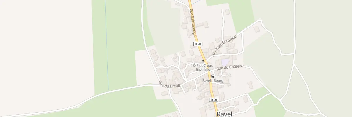 Plan du 6 Rue de la Prade à Ravel