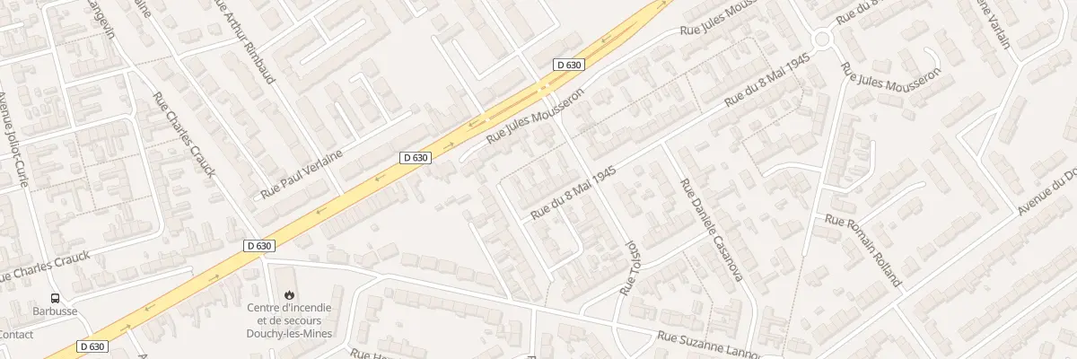 Plan du 33 Rue du 8 Mai 1945 à Douchy-les-Mines