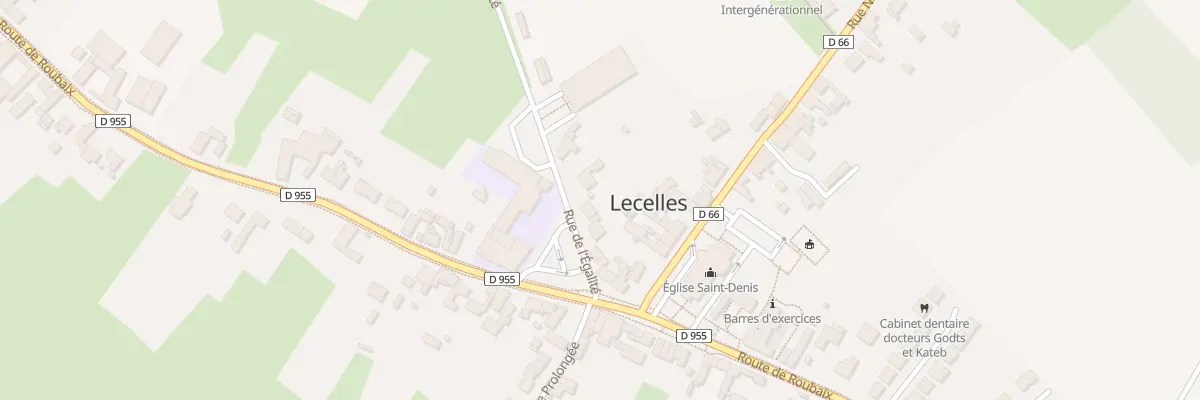 Plan du 50 Rue de l’Egalite à Lecelles