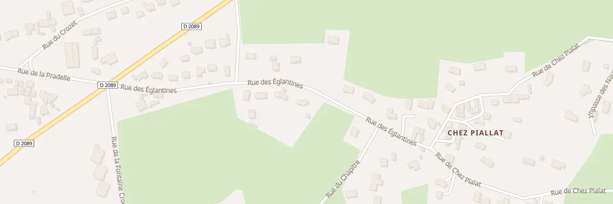 Plan du 16 Rue des Eglantines à Lezoux