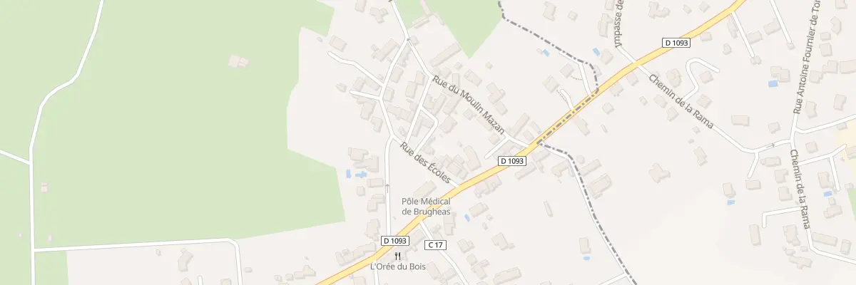 Plan du 7 Rue des Ecoles à Montluçon