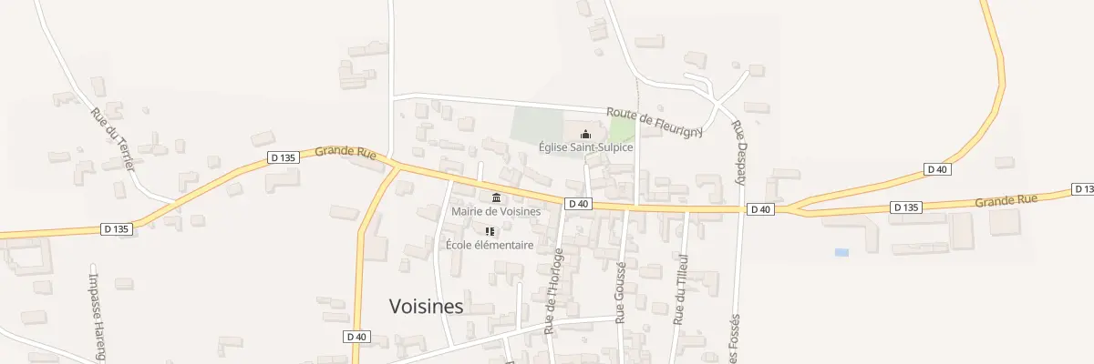 Plan du 27 Gr Grande Rue à Voisines