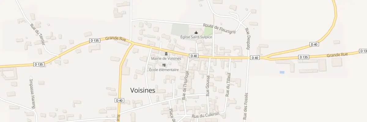 Plan du 32 Gr Grande Rue à Voisines