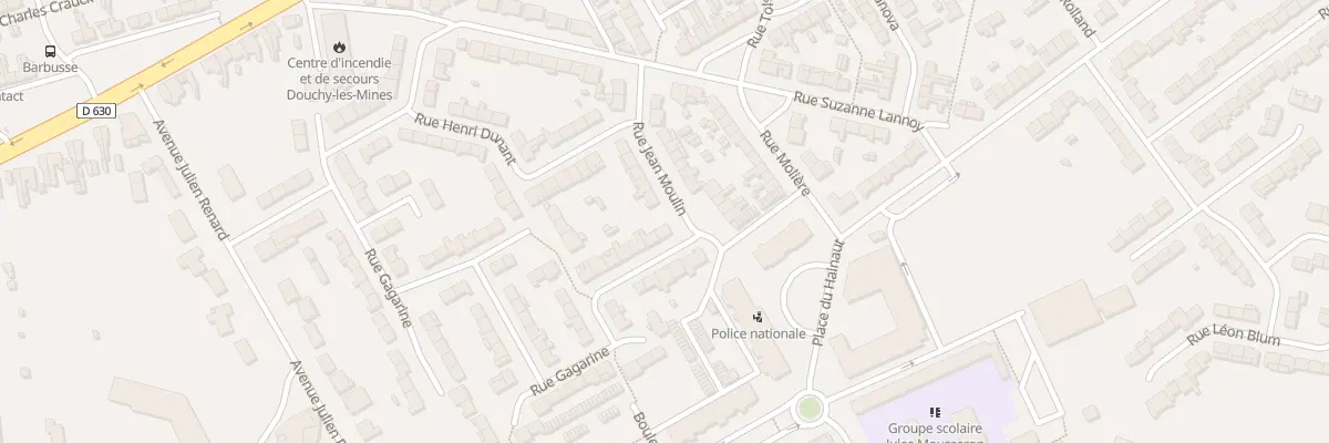 Plan du 84 Rue Gagarine à Douchy-les-Mines