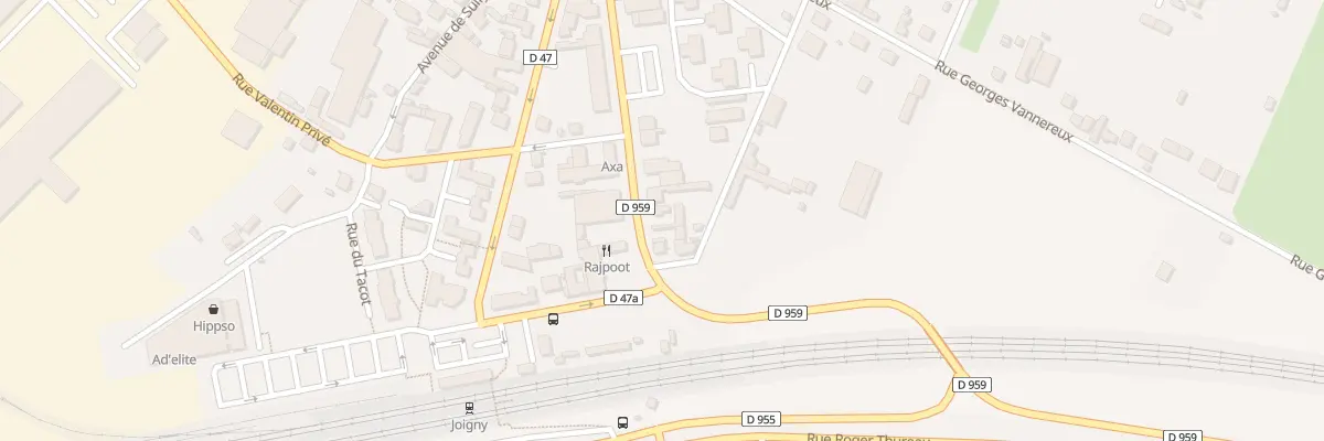 Plan du 17B Rue Robert Petit à Joigny