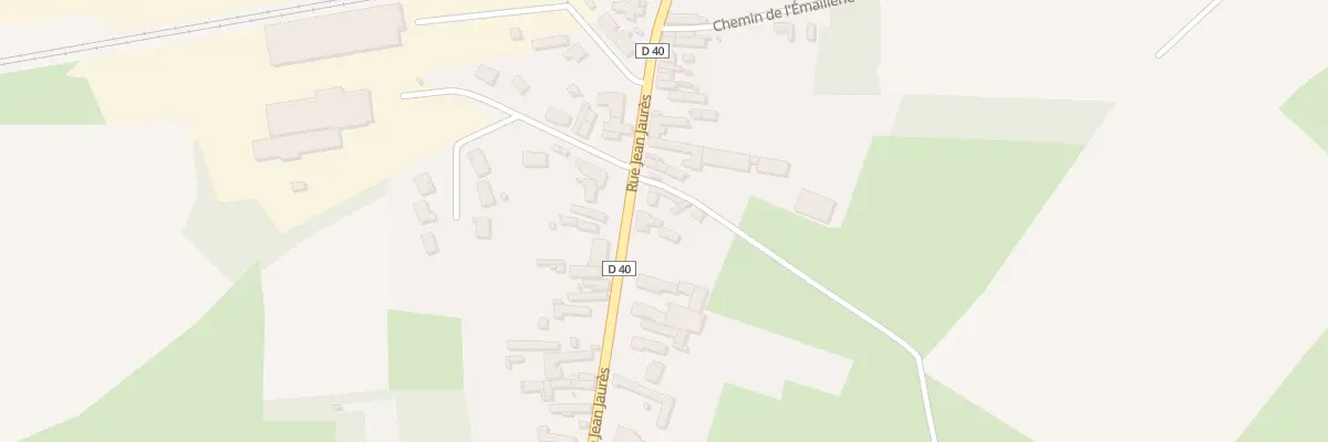 Plan du 136 Rue Jean Jaurès à Wallers