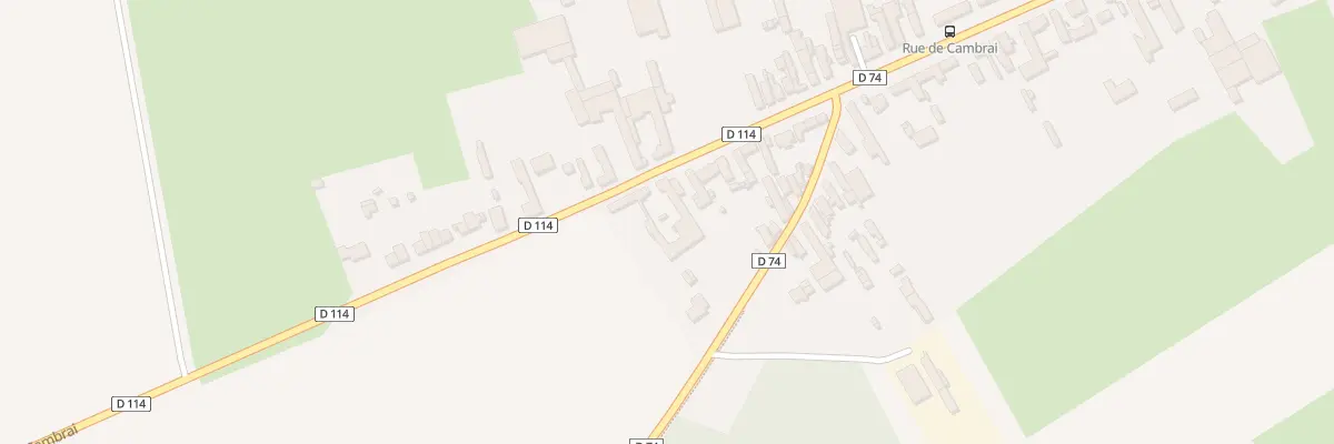 Plan du 55 Rue de Cambrai à Villers-en-Cauchies