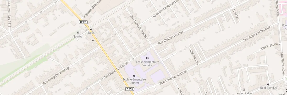 Plan du 135 Rue Henri Barbusse à Denain